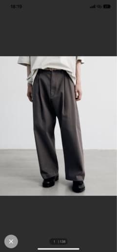 [WYM LIDNM]HARD GABA LOOSE FIT TROUSERSのサムネイル