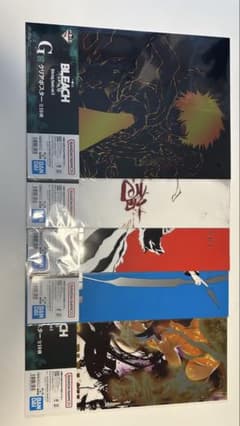 一番くじ BLEACH 千年血戦篇 G賞 クリアポスター 5枚セットのサムネイル