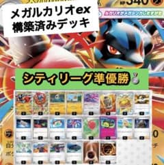メガルカリオex構築済みデッキ シティリーグ準優勝構築☆ - メルカリ