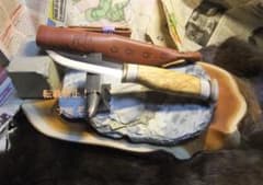 Wood Jewel 「23VP」カーボン鋼Wood＆トナカイ本刃付済 オマケ付 