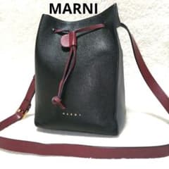 MARNI マルニ ミュゼオ ソフト 巾着バケット ショルダーバッグ 3色カラー