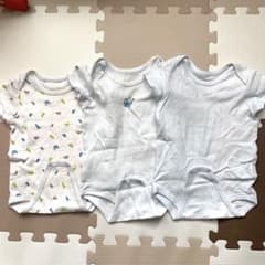 半袖3枚&ノースリーブ3枚ロンパース肌着　80cmのサムネイル