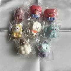 BTS BT21 플록키 피겨 퍼펫 컴프