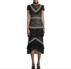 alice + olivia レースフリルワンピース 0 - メルカリ