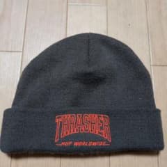 HUF × THRASHER ニット帽 ビーニー SK8のサムネイル