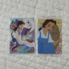 디즈니 프린세스 클리어 카드 컬렉션 웨이퍼 2 벨