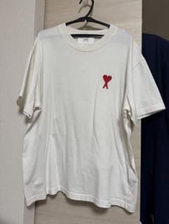 ami paris アミパリス　ハート刺繍 ホワイトTシャツのサムネイル