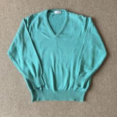 Brooks Brothers ターコイズ Vネックセーター 40 Brooks Brothers ターコイズ Vネックセーター 40 - メルカリ