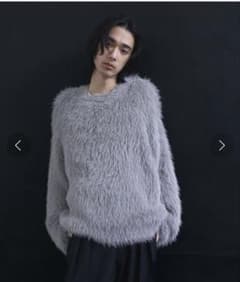 HARE　グレー ロングシャギーニット　Sサイズのサムネイル