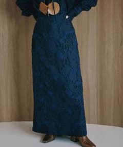 UND BOTANICAL JACQUARD SKIRTのサムネイル