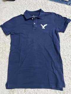 AMERICAN EAGLE ネイビーポロシャツ S/P/CHのサムネイル