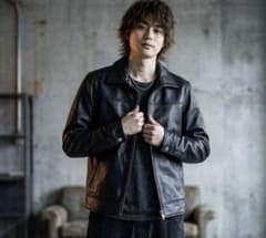 【美品】FORTIME 本革 牛革 短丈ライダースジャケット 黒 S Y2Kのサムネイル