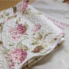 ☆ローラアシュレイ☆ シングル ベットカバー ハイドランジア柄のサムネイル