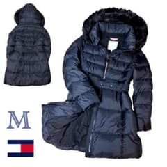 未使用級✨トミーヒルフィガー ダウンコート ジャケット ロング ベルト