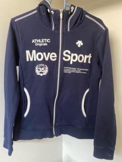 DESCENTE Move Sport ジップアップパーカー ネイビーのサムネイル