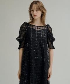 新品 リルアー LE'RURE Kirakira check onepiece - メルカリ