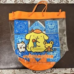 レトロ サンリオ ポムポムプリン 2001年 プールバッグ ビニール バッグ