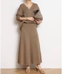 Deuxieme Classe Fascinatingニットスカートセットアップ - メルカリ