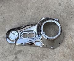 ショベルヘッド　プライマリーカバー ハーレー ショベルヘッド純正プライマリーカバー - メルカリ