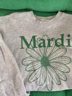 Mardi 花柄プリント グレー スウェットのサムネイル