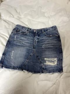 M368 Jeans ダメージデニムミニスカート Sサイズのサムネイル