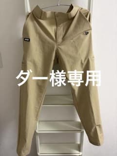 ニューエラ パンツ ベージュ×ダークグレー ロゴ刺しゅう メンズ LARGE…のサムネイル