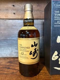 サントリー 山崎 12年 シングルモルト ウイスキー 箱付のサムネイル