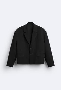 ZARA オーバサイズ クロップド ブレザー limited edition - メルカリ