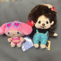 マイメロディ モンチッチ ぬいぐるみ 2点セットのサムネイル