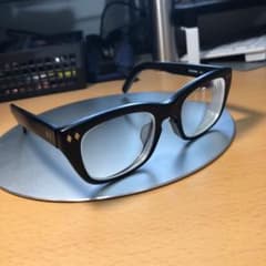 Zoff 艶消し黒縁マットブラック ウェリントン型眼鏡のサムネイル