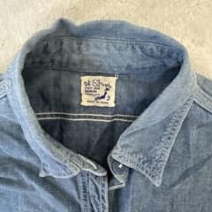 orslow ダンガリーデニムシャツ orslowデニムシャツ サイズ2 Made in Japanダンガリーシャツ - メルカリ