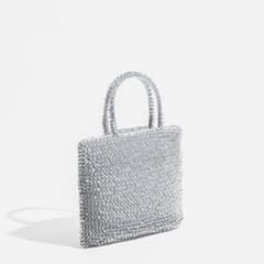 【新品】アンテプリマ似 ワイヤーバッグ ショルダーバッグ シルバー 2way