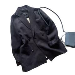 23SS/美品✨ ヴェルメイユパーイエナ ダブルブレスト ジャケット リネン 美品 23SS ヴェルメイユ パー イエナ リネン ダブルブレスト