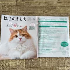 ねこのきもち最新号付録付き2022.6月号のサムネイル