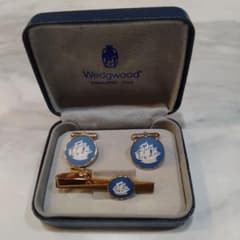 Wedgwood ネクタイピン カフス セット 帆船柄のサムネイル
