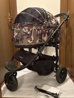 値下げ交渉可　AirBuggy ペットカート カモフラージュ柄 値下げ交渉可 AirBuggy ペットカート カモフラージュ柄 - メルカリ