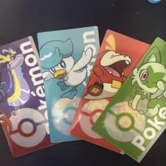 ポケモン セブンイレブンオリジナル クリアファイル 4種のサムネイル