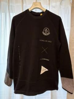 MONCLER 1952 × and wander コラボ　スウェット ブラック
