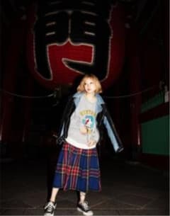 【RNA】BIGタータンZIPスリットスカートのサムネイル