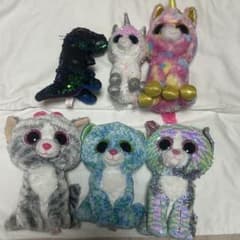 【値下げ中】Ty Beanie Boos ぬいぐるみ 6体セットのサムネイル