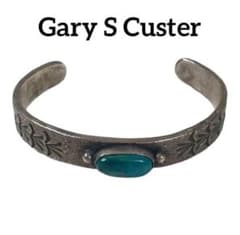 Gary S Custer ゲーリーカスター トゥファキャストターコイズバングル 