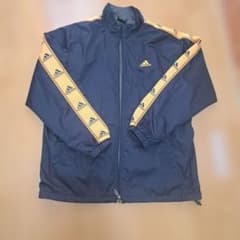 adidas CLIMAPROOF ジャージ パンツ ネイビー 【Lサイズ】のサムネイル