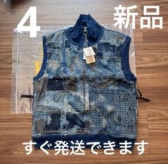 a*o様 KAPITAL キャピタル BORO×IDG裏毛 ハーフZIPベスト KAPITAL(キャピタル) / BORO×IDG裏毛 ハーフZIPベスト - メルカリ