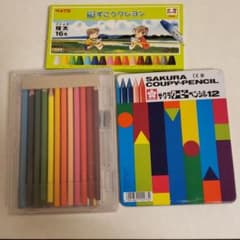 【専用】　色鉛筆　クーピー　クレヨンのサムネイル