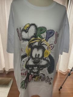 キャラクター ラインストーン 半袖 Tシャツ ホワイトのサムネイル