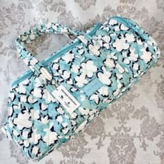 未使用タグ付き❤️ヴェラブラッドリー❤️ダッフルバッグ❤️水色系 