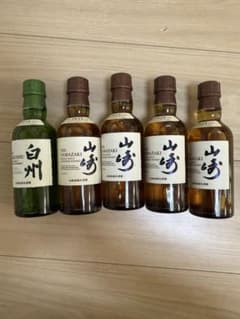 サントリー 山崎＆白州 ミニボトル180ml 5本セット - メルカリ