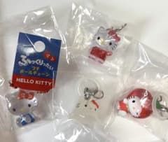 【未開封】 キティ4点　めじるし　クリスタル　くだもの　めんだこ　ぷっくりったいのサムネイル