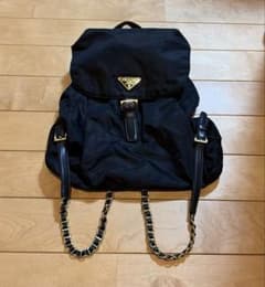k*h様 PRADA リュック ゴールドチェーン - メルカリ