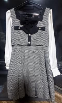Ank Rouge 千鳥柄スクエアネックSET/UPワンピースのサムネイル
